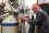State-of-the-art research facilities are vital to attract top-notch students to nuclear careers, says Dr. Vladimir Hnatowicz. Through its technical cooperation programme, the IAEA helped the Czech Nuclear Physics Institute procure equipment like this cyclotron to produce radiopharmaceuticals needed for training and medicine, and an accelerator for high tech research.