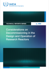 Considerations on Decommissioning in the Design and Operation of Research Reactors