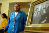 In an old family photograph, Mohamed ElBaradei is seen as a child (third from the left) at the house of his mother (pictured left in the room) in Cairo, Egypt, Friday, 7 October 2005. Mohamed ElBaradei and the IAEA won the 2005 Nobel Peace Prize for their efforts to stop the spread of nuclear weapons. (AP Photo/Nasser Nouri) 