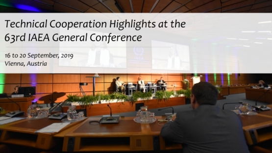 Highlights from the 63rd IAEA General Conference: Department of Technical Cooperation