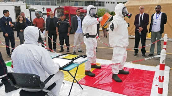 Managing radiation emergencies requires skilled professionals. The IAEA offers a School of Radiation Emergency Management to help Member States develop the needed expertise. The intensive two-to-three-week course strengthens participants’ ability to develop and manage sustainable emergency preparedness and response (EPR) programmes. 
<br><br>
Photo: Almira Geosev/ Austrian Federal Ministry of Interior