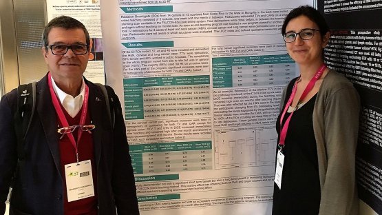 IAEA staff present a poster about the previous CRP at the Estro 37 conference in Barcelona.