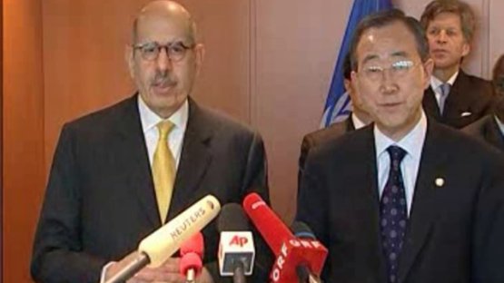 Dr. ElBaradei and UN Secretary General Ban Ki-Moon’s Joint Press Conference