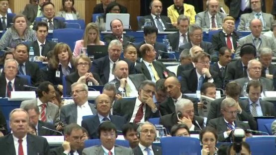 David Waller and Kwaku Aning on the 54th IAEA General Conference