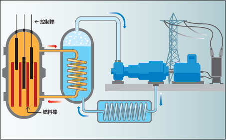 壓水堆示意圖